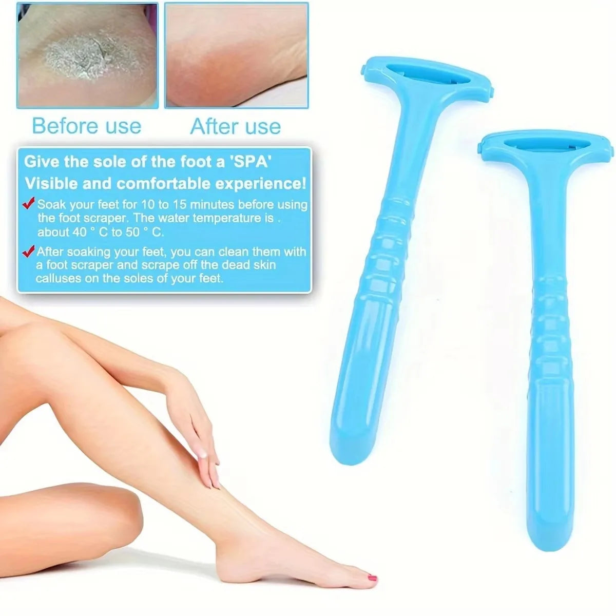 Portable Foot Callus Remover & Pedicure Rasp