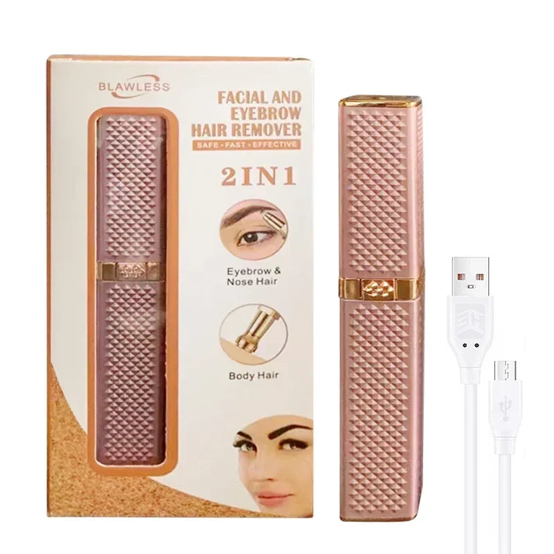 2-in-1 Electric Epilator & Eyebrow Trimmer for Women