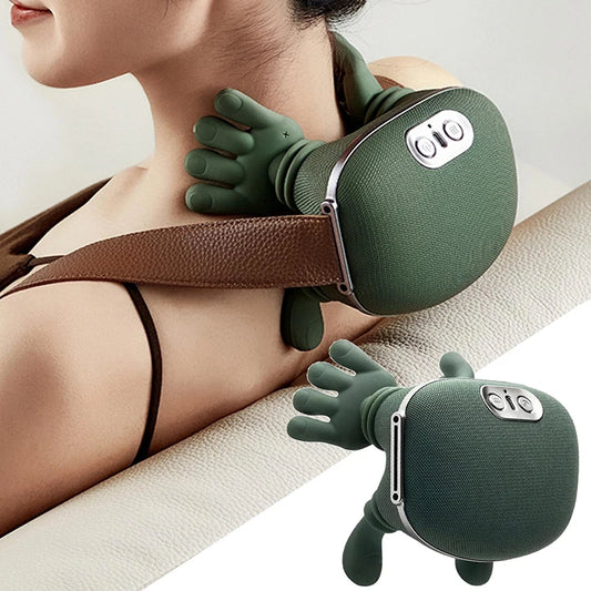 Masážní přístroj N7 – 4D Shiatsu s tepelnou terapií | Bezdrátový